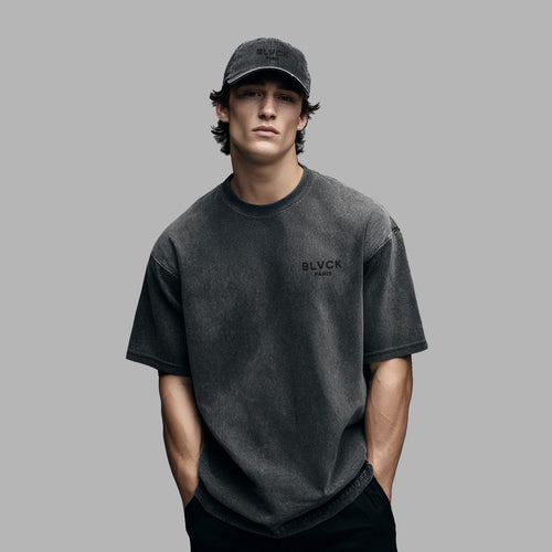 Acid Wash Tee Black - modelo